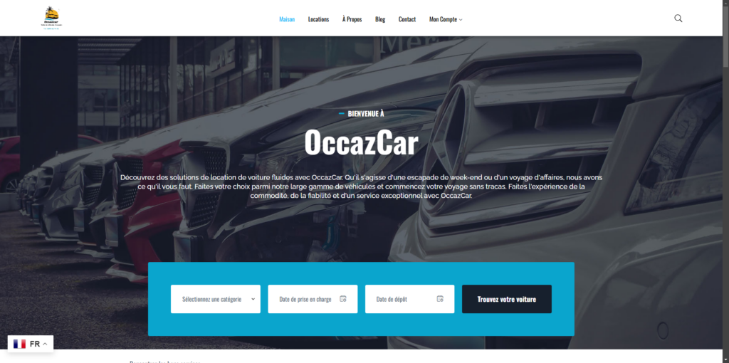 Site de petites annonces automobiles – OccazCar développé par GRDN, création de site web à La Réunion
